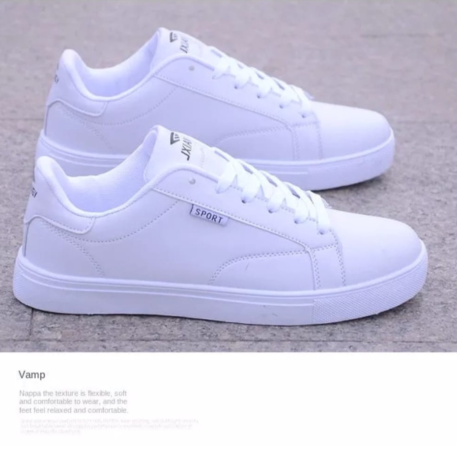 Jual Sepatu Pria Casual Sepatu Putih Pria Sneakers Putih Hk Shopee