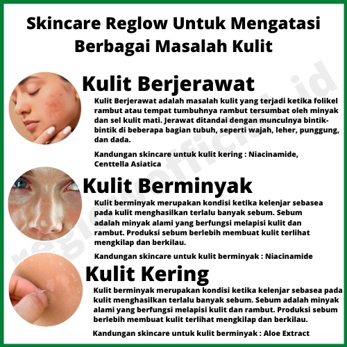 [BISA COD] REGLOW Glow Skin Treatment Skincare Original Glowing Whitening Beauty Series Perawatan Kecantikan Wajah Paket Re Glow Skincare Pemutih Wajah Penghilang Flek Hitam Facial Wash Toner Cream Reg Glow Rglow Doker dr Shindy Putri Official Store