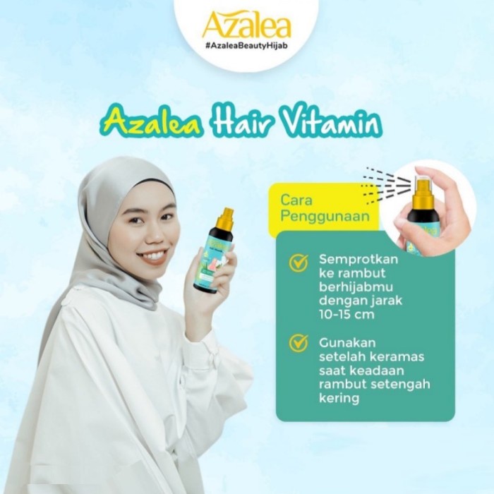 Azalea Hair Vitamin with Zaitun Oil &amp; Aloe Vera Extract 80 ml