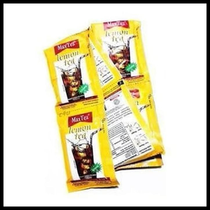 

j236 max tea lemon - minuman teh seduh rasa lemon - lemon tea ala cafe 45xb