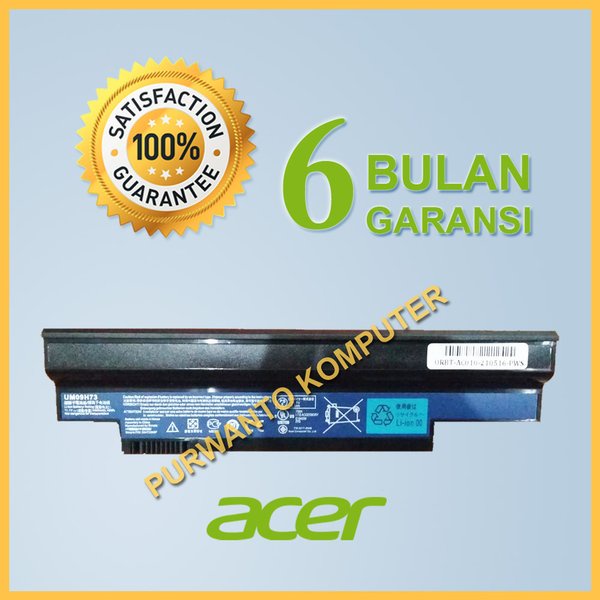 Original Baterai Laptop Acer Aspire One AO532 AO533 533 532h 532h-2309 532h-2630 532h-2676 532h-CPW1