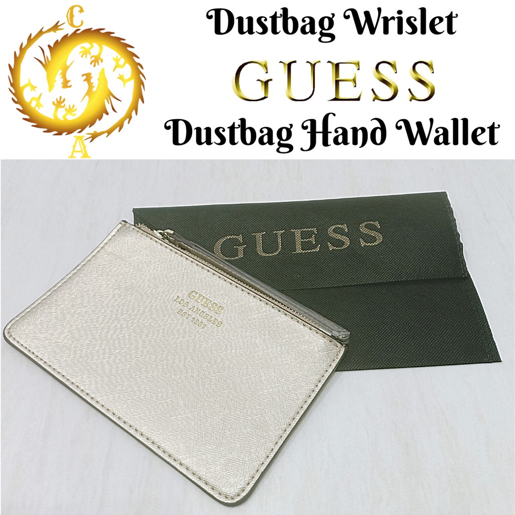 [READY STOK] DUSTBAG WRISLET / DUSTBAG CLUTCH GUESS AUTHENTIC QUALITY