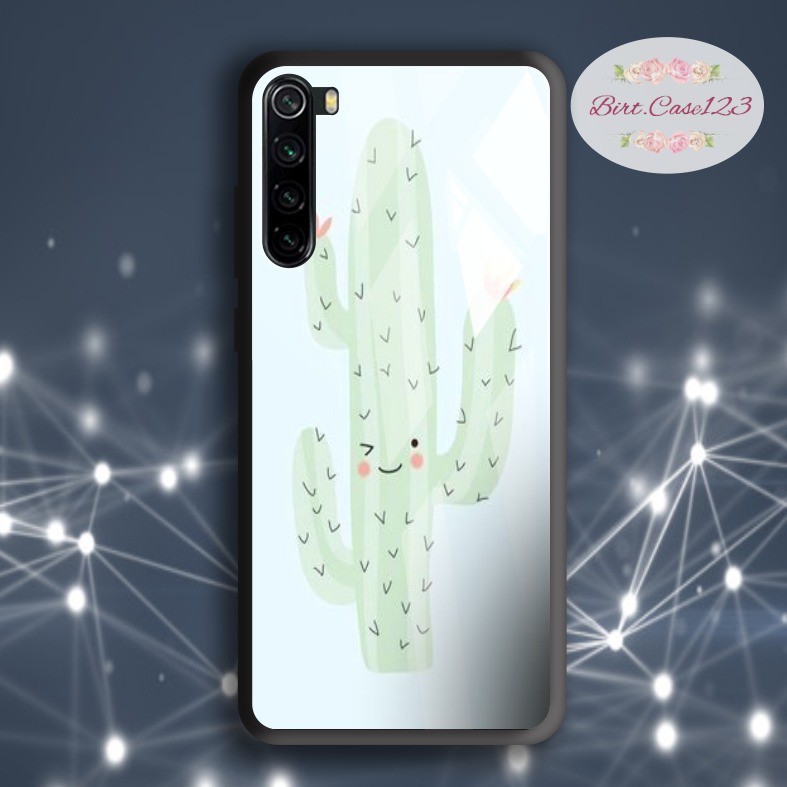 Case casing softcase silikon Gambar kaktus back case glass vivo y91 y93 y95 y91c y71 y81 y12 y15 y17