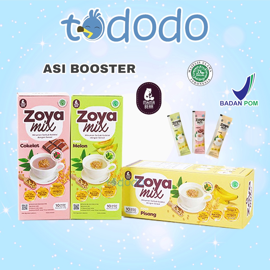 Mama Bear Zoya Mix Susu Soya + katuk ASI Booster 200 gr