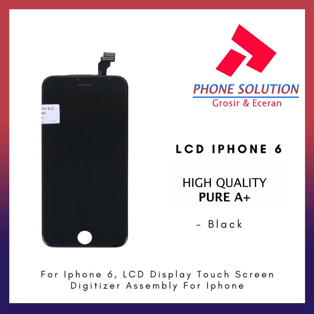 LCD Iphone 6 Fullset Touchscreen Original 100% // Supplier LCD Iph - Garansi 1 Bulan