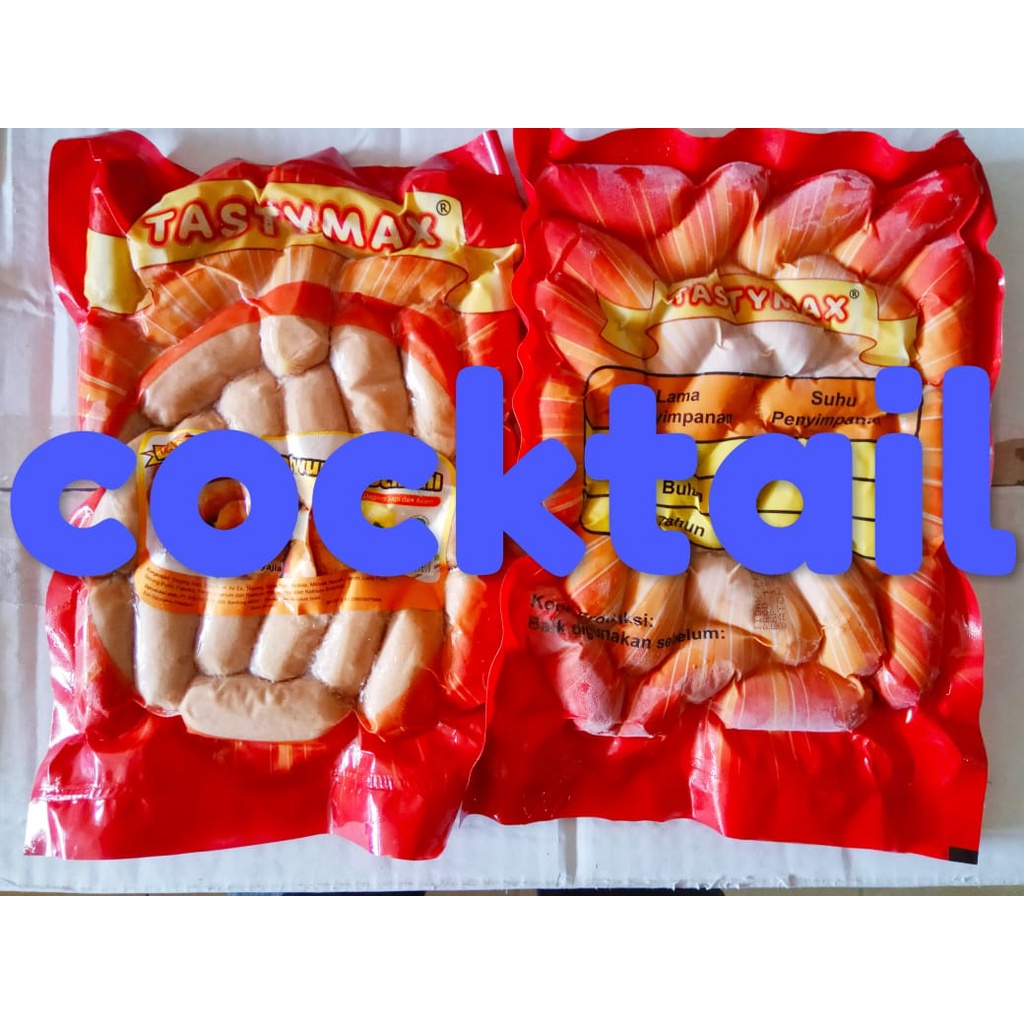 

bratwurst cocktail 500 tastymax sumber frozen makmur