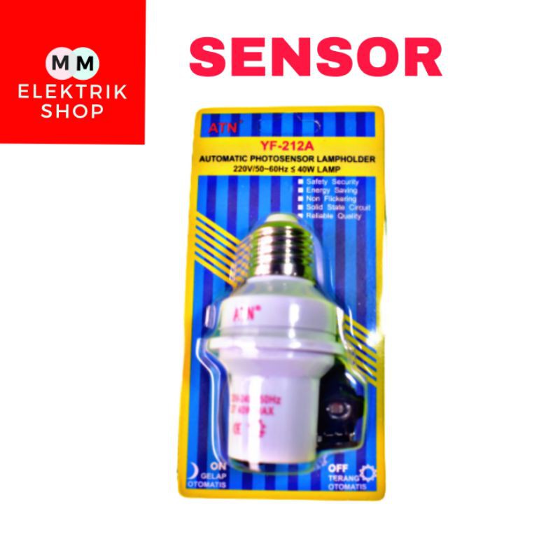 ATN Fitting Lampu Sensor Otomatis Fitting E27 Best Seller ATN