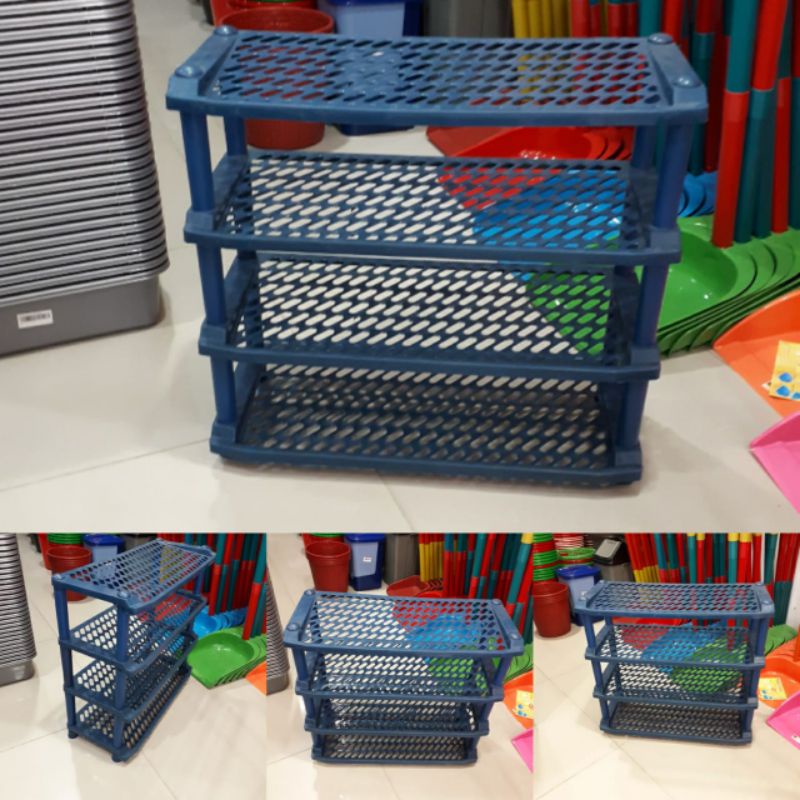 rak Sepatu Okeplast 4T, Rak Sepatu Anak Kost, Rak Sendal Murah, Rak Tahan Berat