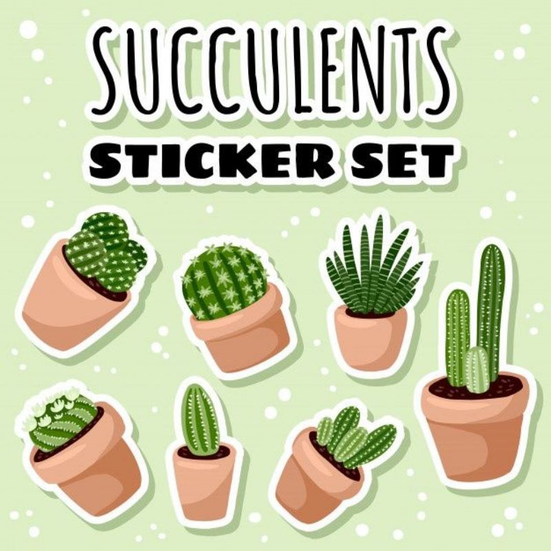 

Sticker Cactus Aesthetic journal/Sticker Aesthetic
