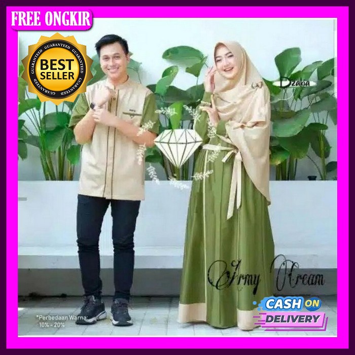 Hikmah Baju Couple Pasangan Kekinian Lebaran 2023, Baju Couple Keluarga Modern 2023, Model Baju Cape