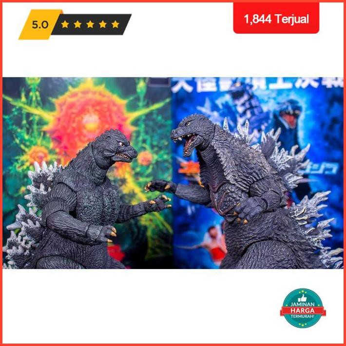Action Figure Neca Godzilla 2003 Tokyo Sos Godzilla Vs Biollante 1989 - Set Isi 2 Limited