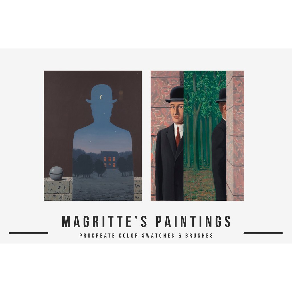 Procreate Brush - Magritte's Art