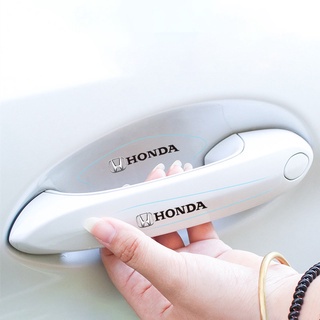 8pcs Stiker Film Bahan TPU Untuk Handle Pintu Mobil Honda City Civic Brio CRV HRV