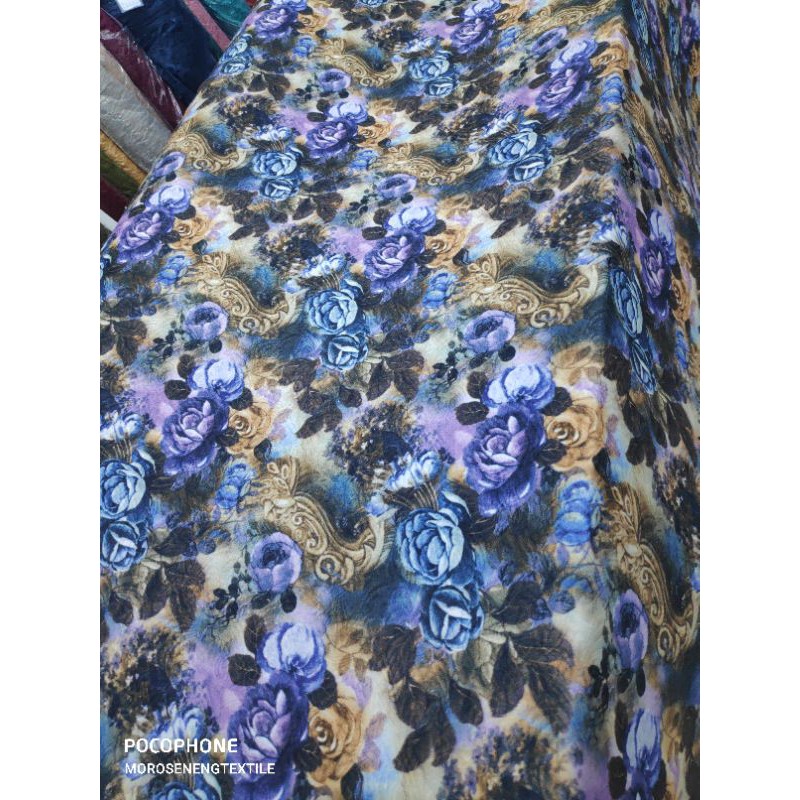 ﻿Kain Dress Jacquard Italy Bunga Emboss