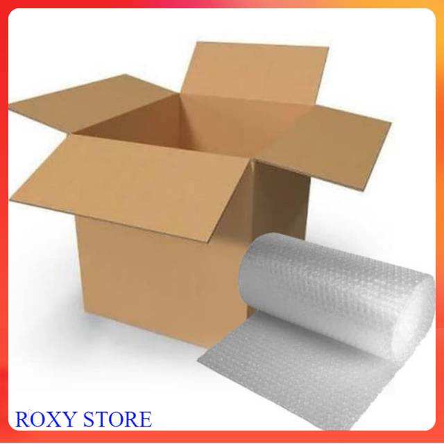 Kardus Dan Bubble Wrap packing Agar aman