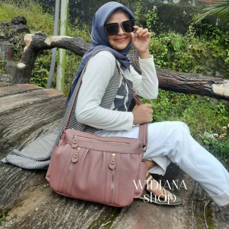 Tas Wanita Selempang Best selling Kulit jeruk sintetis