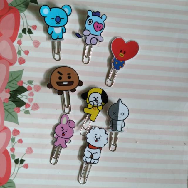 

Paper Clip / Klip Kertas / Trigonal Clip Karakter Lucu