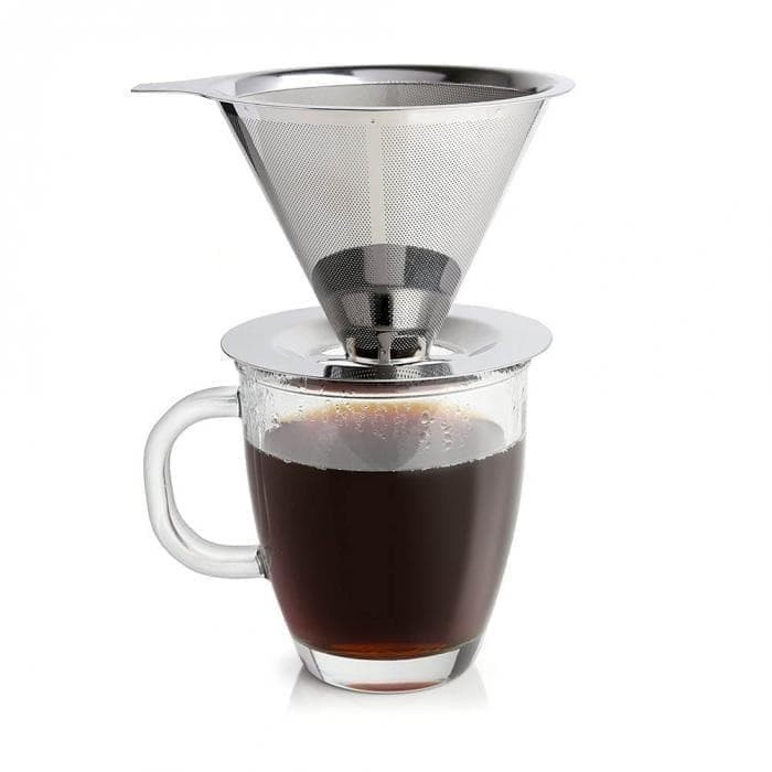 V60 Stainless Steel Venus Coffee Dripper ORIGINAL