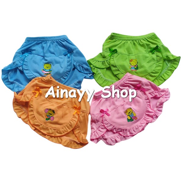 3 Pcs Rok Celana Bayi Warna Murah Lucu ( Usia 3 Bulan -18 Bulan )