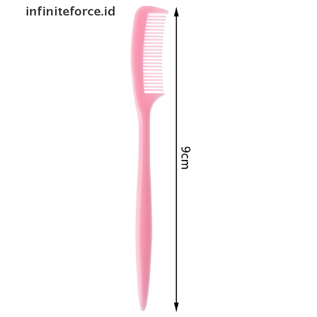 (Infiniteforce.Id) 5pcs / Set Sisir Alis / Bulu Mata Extension Bahan Plastik Untuk Makeup / Kosmetik Wanita