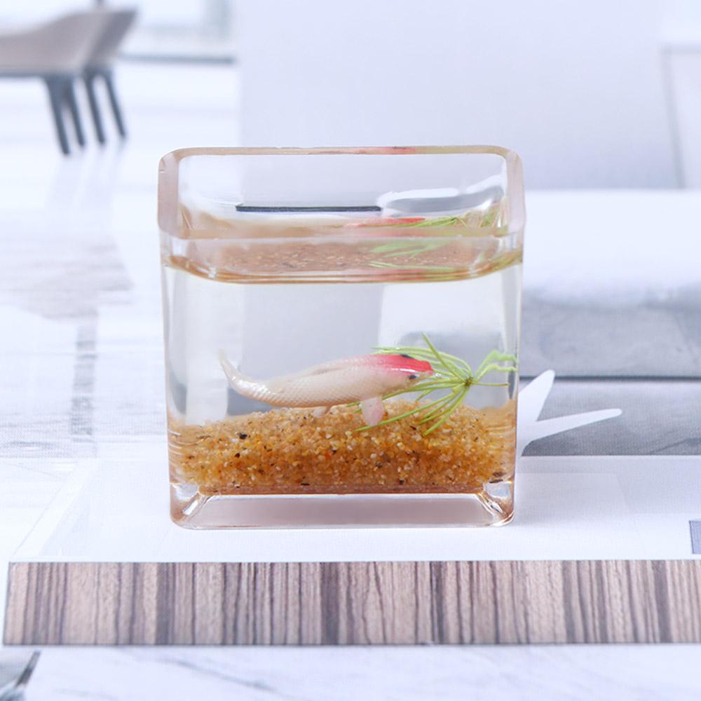 【 ELEGANT 】 Fish Tank Lucu Artificial Mini Kaca Miniatur