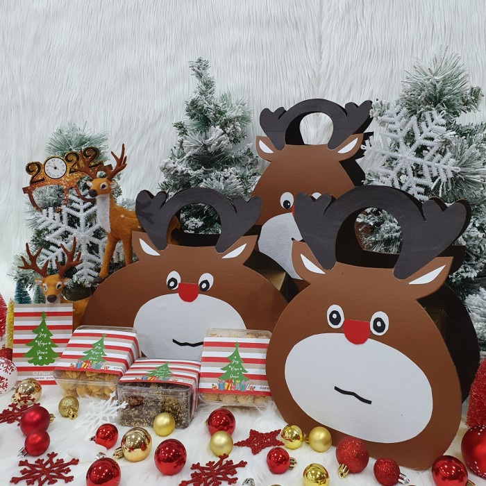 

Paket dekorasi hampers natal christmas parcel hadiah 64 - Kukis 4....