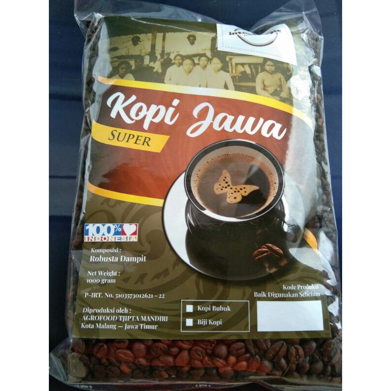 

Biji Kopi Single Origin Robusta Dampit