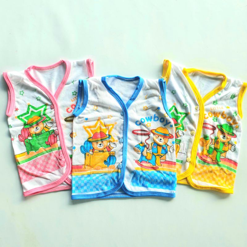 Baju Bayi Tanpa Lengan 1 pcs