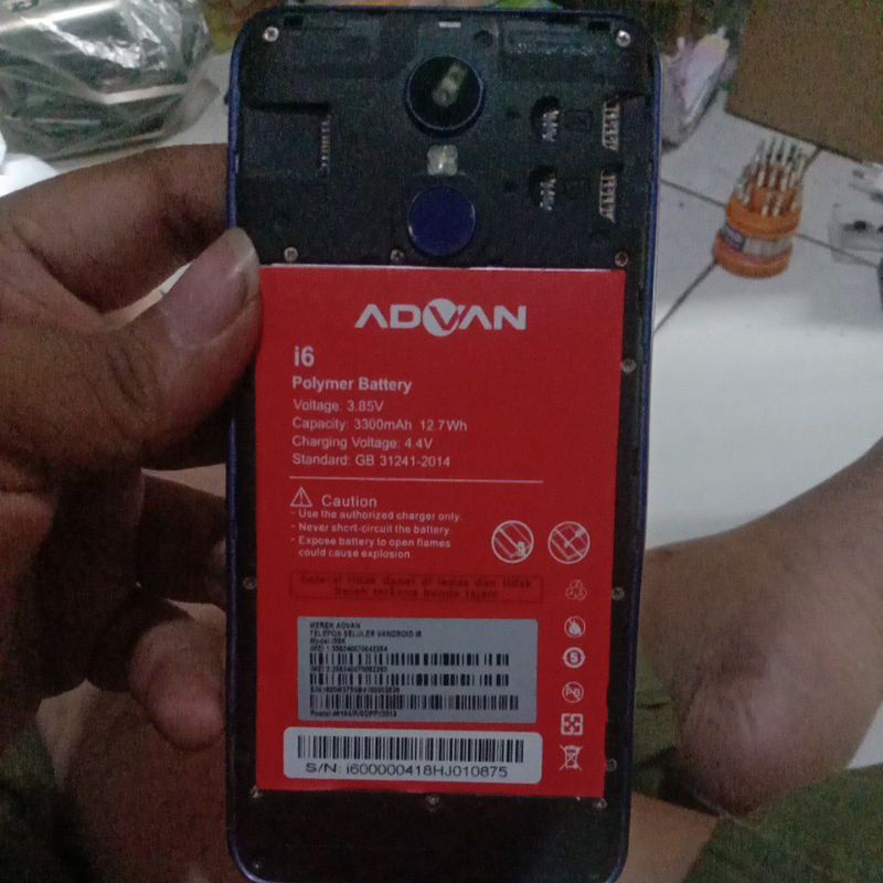 ADVAN I6 MESIN NORMAL LCD TOUCHSCREEN PECAH