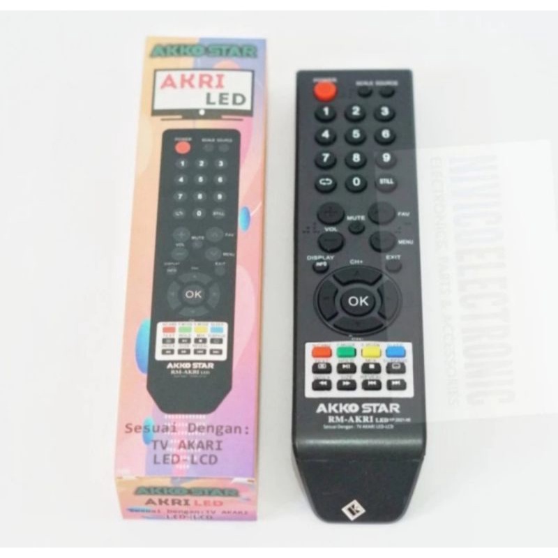 REMOT TV AKARI LCD LED AKKO STAR