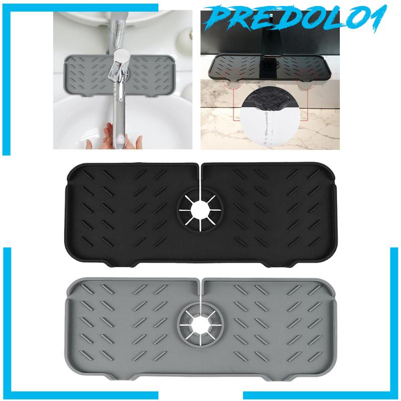 Silicone Sink Splash Guard Faucet Absorbent Pad for Home Restaurant