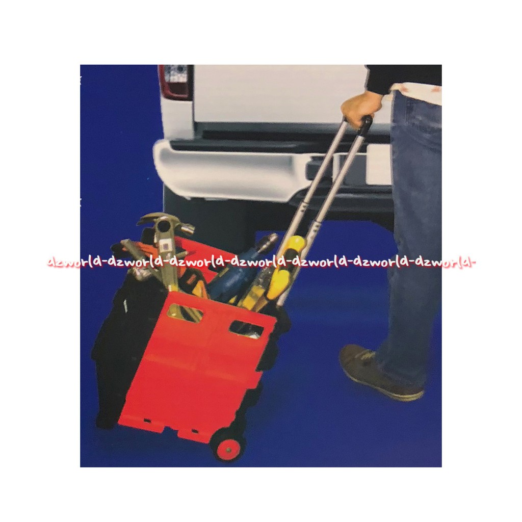 Maxbuilt Folding Trolley Cart 25 Kg Troli Dorong Keranjang Barang Lipat Max Built Trolly Troli Lipat Folding Foadable