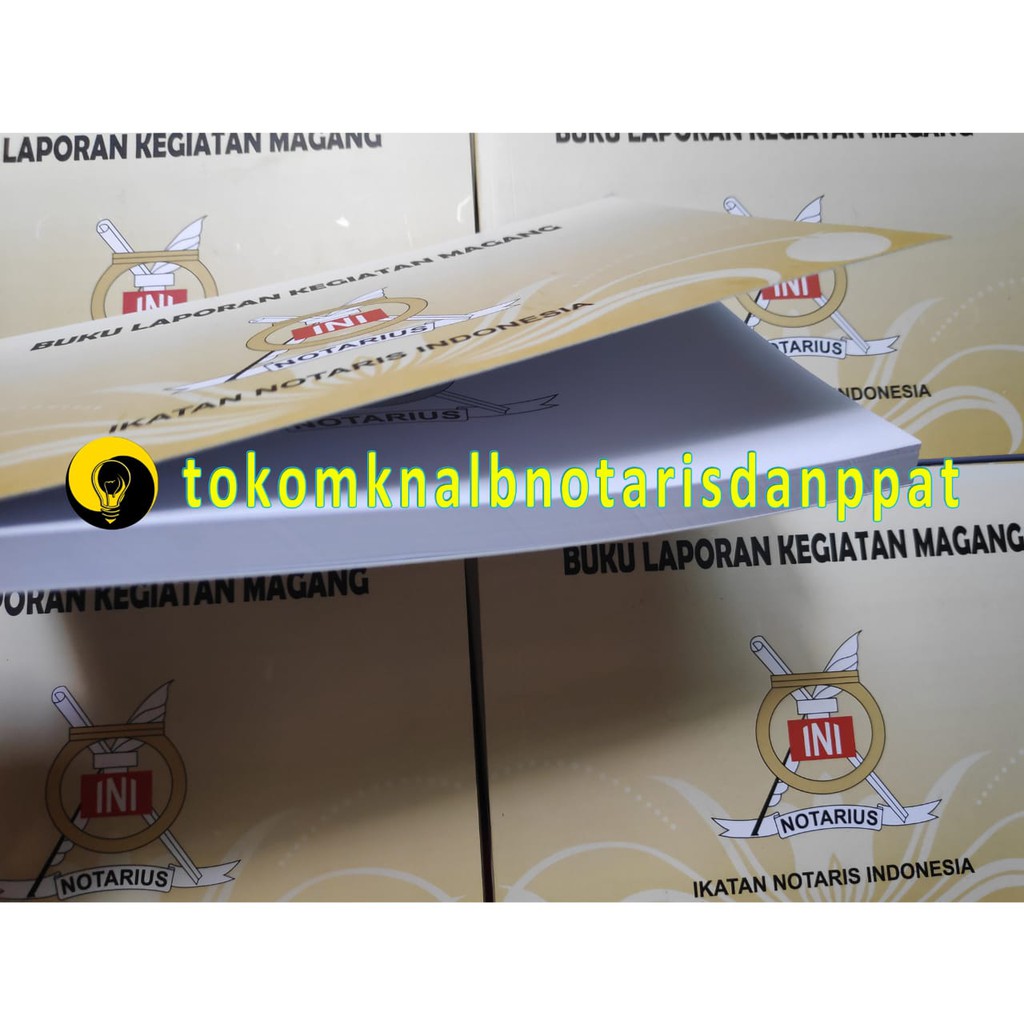 Terlaris Harga Promo Stok Terbatas Buku Laporan Kegiatan Magang Magang Notaris Calon Notaris Shopee Indonesia
