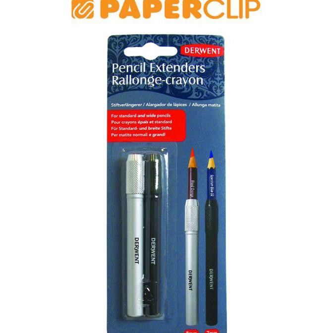 

PENSIL EXTENDERS DERWENT SET 2 2300124DW