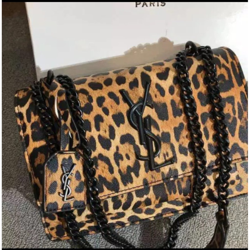 Tas YSL Motif Macan l YSL Sling Bag l Tas Selempang YSL l Tas Motif Macan l Tas Import Batam
