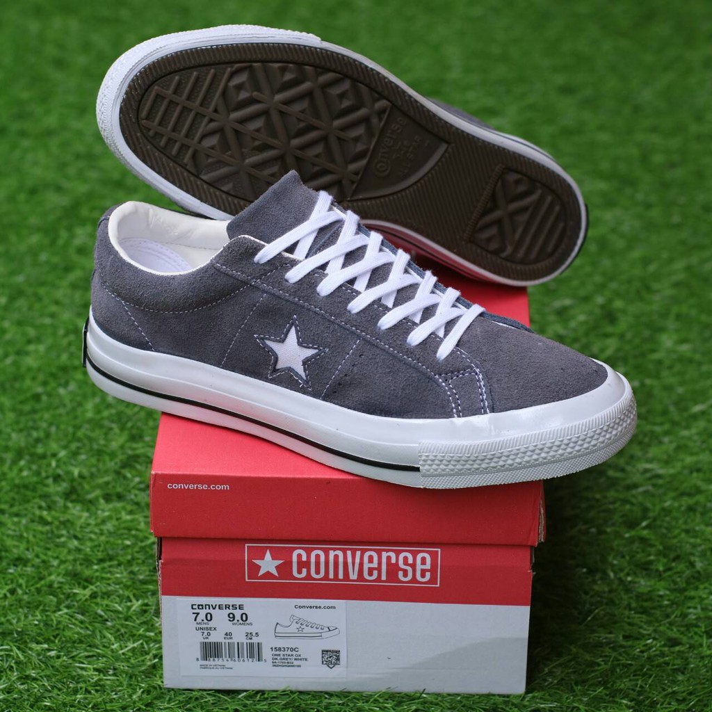 converse one star dark grey