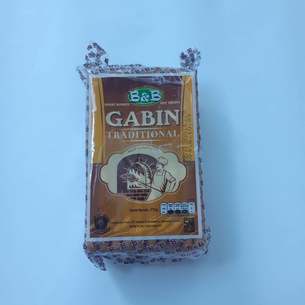 

B&B Gabin Traditional 210gr | biskuit tradisional