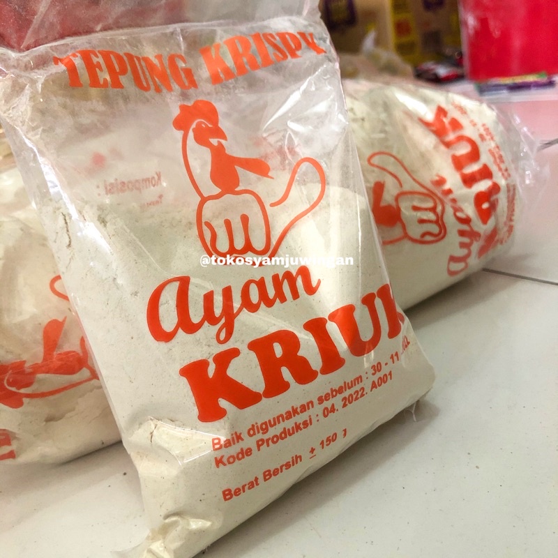

Tepung Krispy Cap Ayam Kriuk 150gr