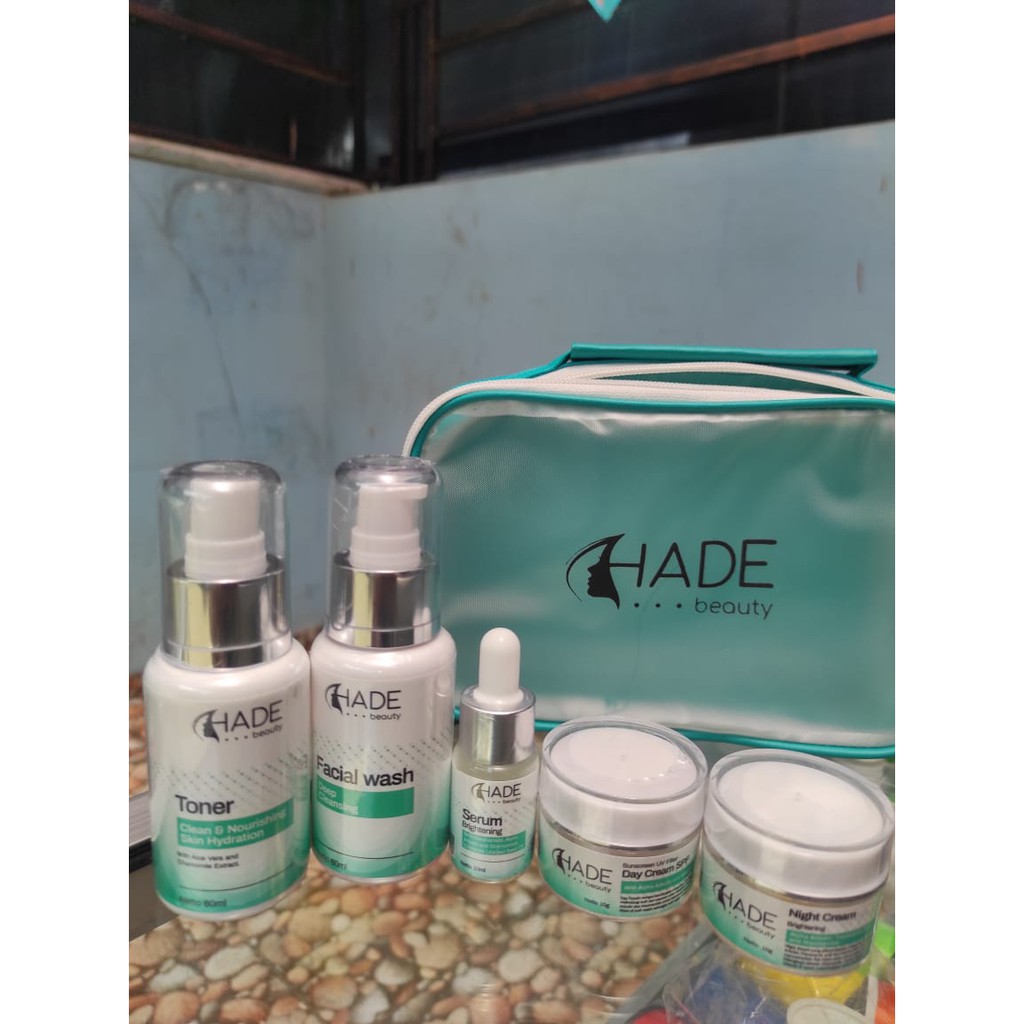 Hade Beauty Skincare Paket Brightening Hade Beauty Glowing Hade Beauty BPOM Hade Beauty Glowing