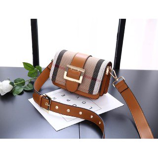 New arrival Tas wanita branded import batam merek Burberry Bridle crossbody Bag promo murah