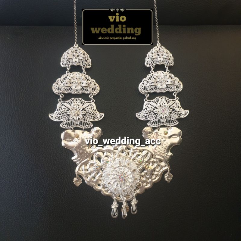 kalung pengantin palembang modern