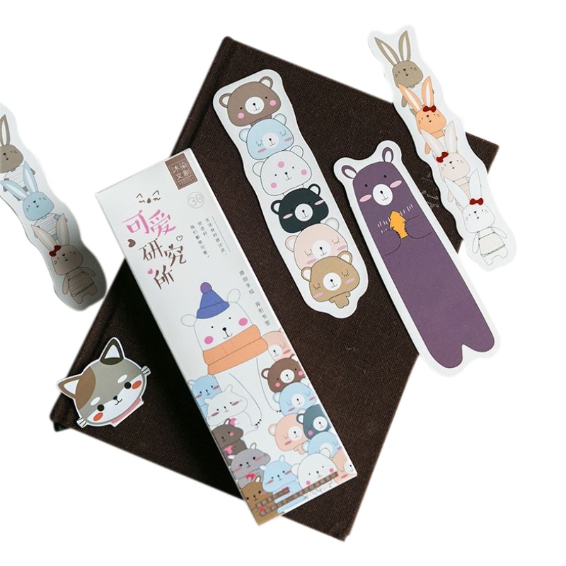 

[PER BOX] Pembatas Buku / Paper Bookmark Dear Lovely Animals