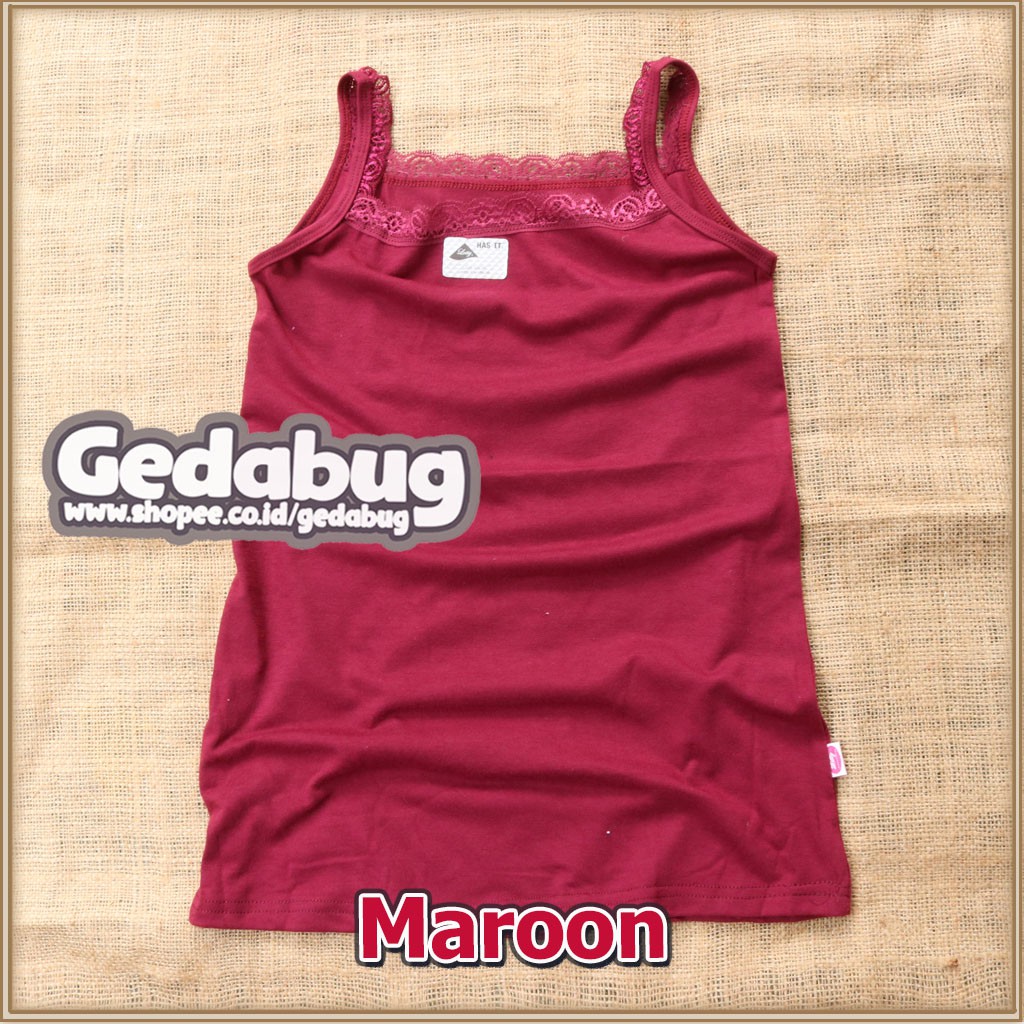 Tangtop Lutty RENDA KECIL SNI | Pakaian dalam wanita tank top warna - gedabug