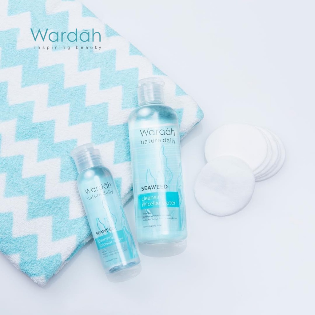 ⭐️ Beauty Expert ⭐️ wardah Nature Daily Seaweed Cleansing Micellar Water - Micellar Water Dengan Seaweed