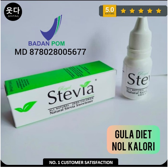 Gula Diabetes Stevia Royal Sweetener Gula Diet 0 Kalori Pemanis Alami