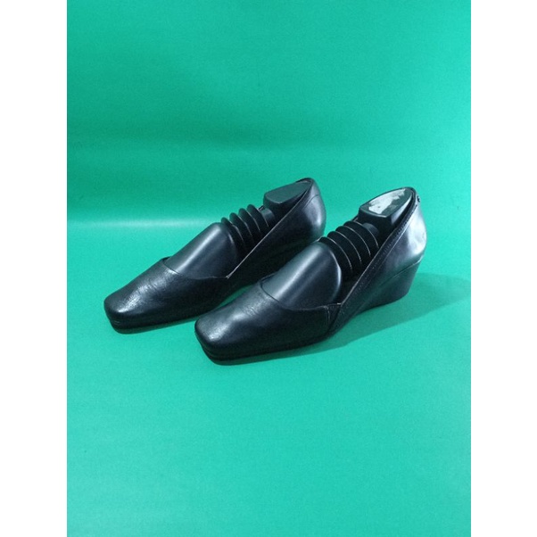 sepatu pantofel wedges rockport leather ori 38