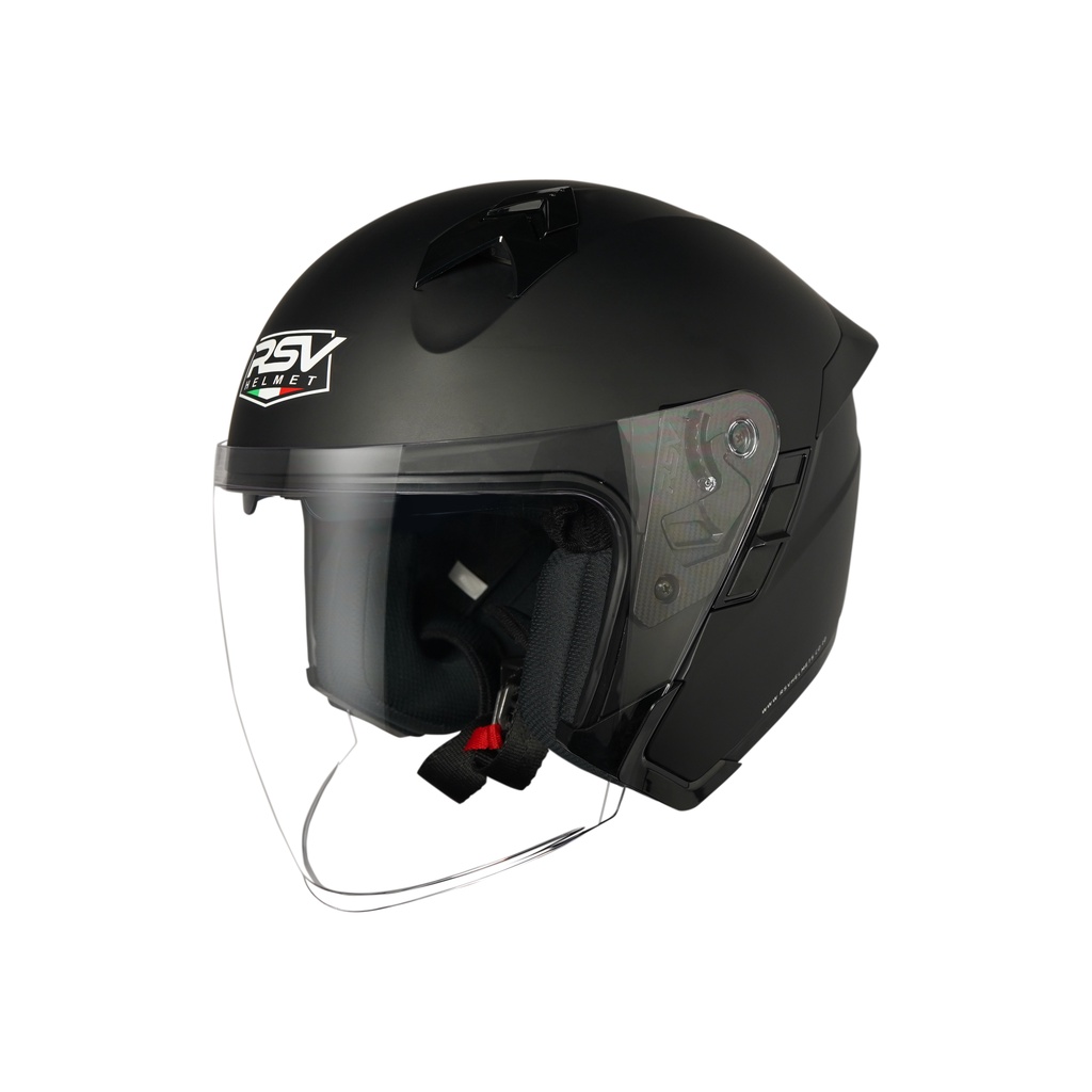 HELM RSV SV300 BLACK DOFF BUNDLING VISOR DARKSMOKE / IRIDIUM SILVER