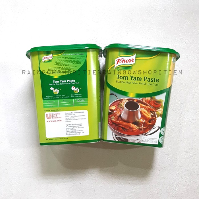 

Flash Sale - Knorr Tom Yam Paste 1.5Kg - Knorr Tomyam