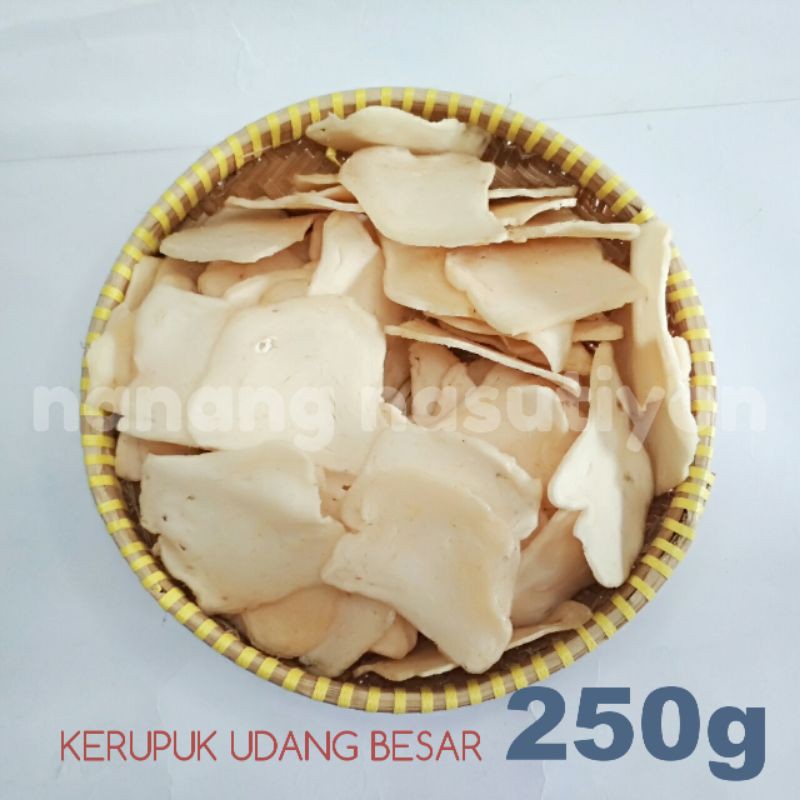

Kerupuk UDANG BESAR mentah tidak amis enak gurih empuk renyah
