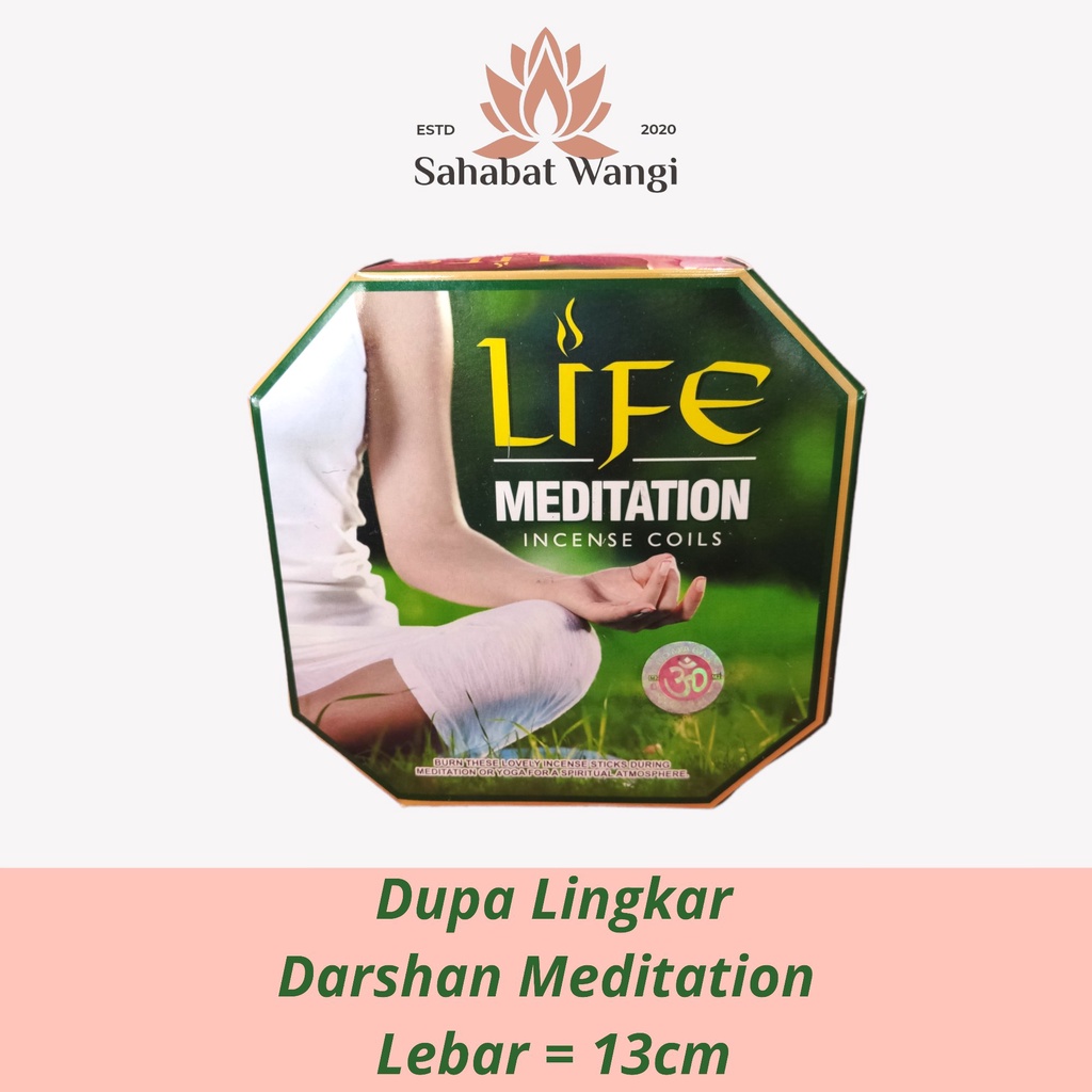 Dupa Hio India Lingkar 24 Jam Darshan Meditation 1 Pack